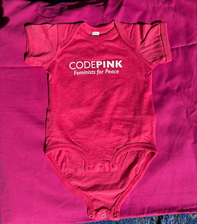 CODEPINK Feminists for Peace Onesie