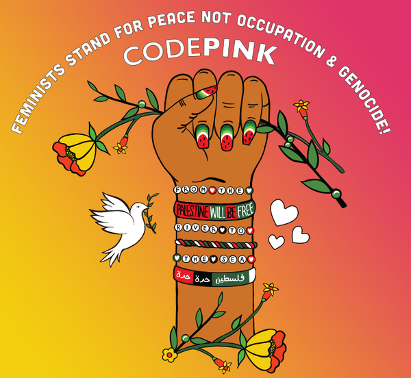 CODEPINK Feminists Stand for Peace Not Occupation & Genocide T-shirt